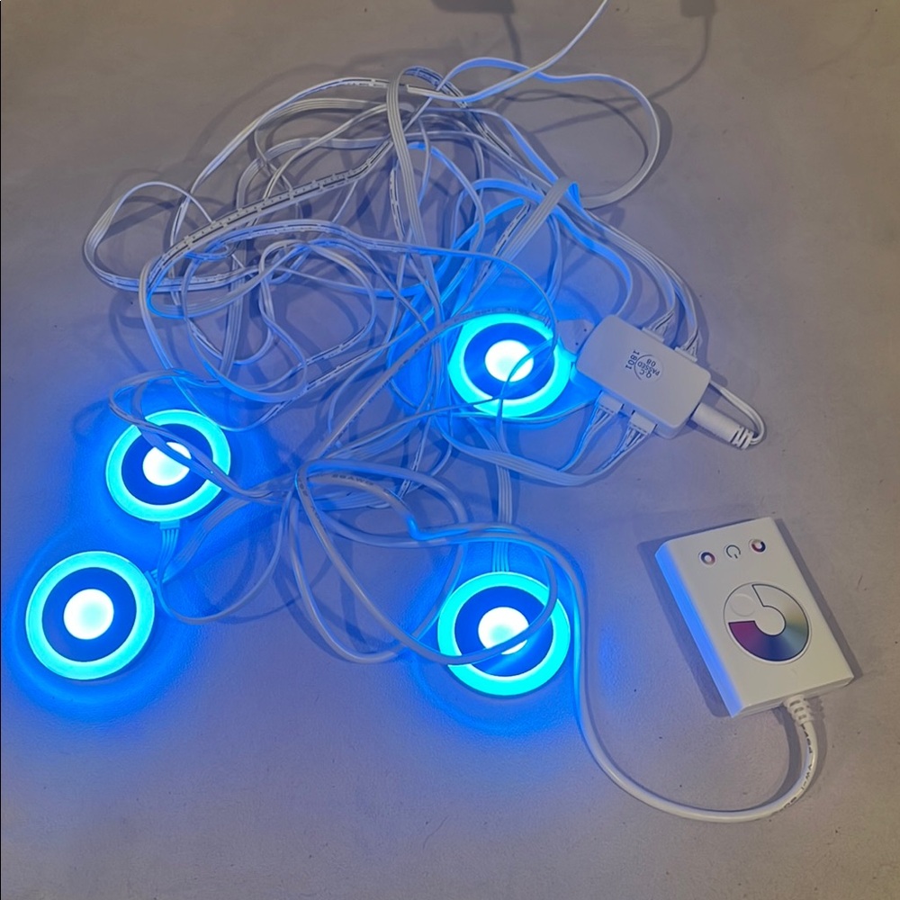 IKEA Blue LED Reading Lights with Remote